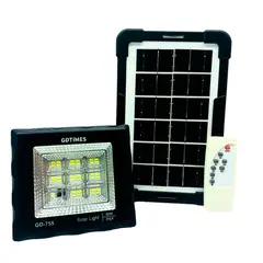 GENERICO - Reflector Solar Led 50w Con Control Y Sensor De Movimiento