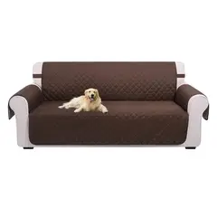 GENERICO - Forro Protector Para Sofa Doble Faz Cubre Sofa 3 Puestos Lavable