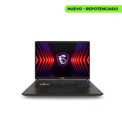 MSI - Portatil Gamer Vector 16 HX Intel Ultra 7-255HX RAM 32GB SSD 1TB RTX 5070 Ti 12GB