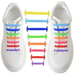 GENERICO - Cordones Elásticos de Silicona Ajuste Fácil para Zapatos y Tenis
