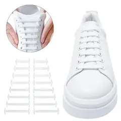 GENERICO - Cordones Elásticos de Silicona Ajuste Fácil para Zapatos y Tenis