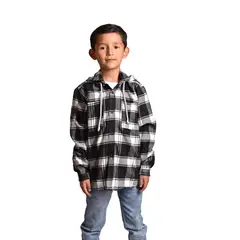 BIGBOYS - Camisa Leñador Negra Bebé Niño