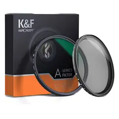 K&F CONCEPT - Set de Filtros CPL y ND de 67mm para lentes densidad neutra variable 2-400