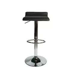 STAY ELIT - SET DE 2 SILLAS DE BARRA COLOR NEGRO GIRATORIOS