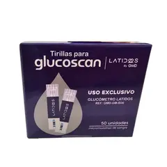 GMD - TIRAS GLUCOSCAN LATIDOS CAJA X 50