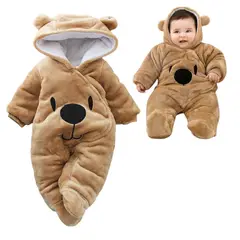 MULTIPLACE COLOMBIA - Sleeping Antialérgico Pijama Para Bebe oso cafe 1-5 meses