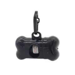 GENERICO - Porta Bolsa Huesito Para Mascotas + Bolsa Negro