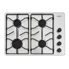 HACEB - Estufa De Empotrar Tofu Inox 60x43 Cm Gas Propano Color Gris