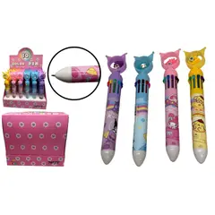 MAZUGI - Esfero multi mina 10 colores 1 esfero X36und