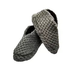 GENERICO - Babucha Tipo Botín Gris - Diseño Elegante y Antideslizante