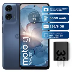 MOTOROLA - Celular G24 Power 256 Gb 8 Ram Dual Sim Azul