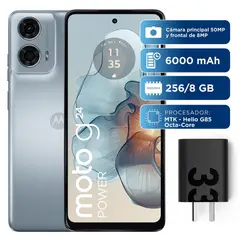 MOTOROLA - Celular G24 Power 256 Gb 8 Ram Dual Sim Celeste