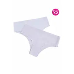 LILI PINK - Hipster paquete x2 sin costuras en microfibra