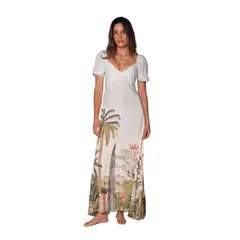 FIORY - Vestido Corto Mujer Azul Hielo 3309