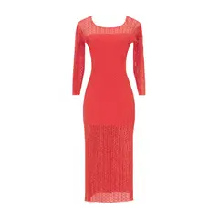 FIORY - Vestido Largo Mujer Coral 3311