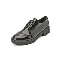 SEVENTEEN - MOCASIN NEGRO EN CHAROL BIBIANA