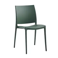 ERGONOMUS - Silla Plástica Classic de Polipropileno Con Proteccion UV Color Verde