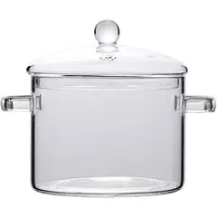 GENERICO - Olla Vidrio de borosilicato Resistente al Calor