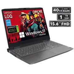 LENOVO - Portátil Gamer LOQ 15IRH8 Intel Core i5-13420H 40GB RAM 1TB SSD RTX 4050 WIN 11 HOME 15.6”FHD