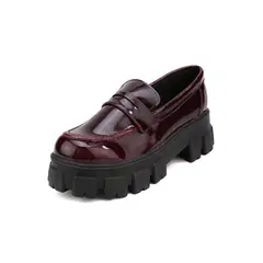 SEVENTEEN - MOCASINES VINOTINTO EN CHAROL BELINDA