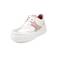 SEVENTEEN - TENIS BLANCOS CON APLIQUES ROSADOS LILY