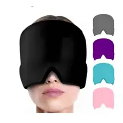 GENERICO - Gorro Compresa de Gel Terapéutico para Migraña - NEGRO