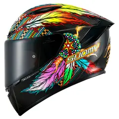 SUOMY - CASCO TX-PRO CHIEFTAIN NEGRO CARBON L