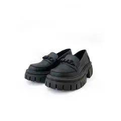 SEVENTEEN - MOCASIN NEGRO CON HERRAJE NEGRO DENIS