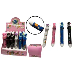 MAZUGI - Esfero multi mina 10 colores 1 esfero astronauta X1und