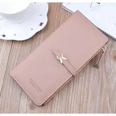 GENERICO - Billetera Larga Beige Conejo Para Mujer En Cuero Sintetico De Calidad