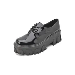 SEVENTEEN - MOCASIN NEGRO CHAROL BELEN