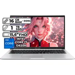 ASUS - PORTÁTIL INTEL CORE I7-13620H 16GB RAM 1TB SSD 156 FHD COOL SILVER