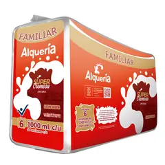 ALQUERIA - Leche Entera Supercremosa 1L x6unds