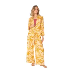 FIORY - Kimono Mujer Mostaza 3140