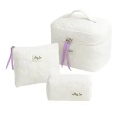 GEF - 3 Cosmetiqueras Bolso Organizador Maquillaje Viaje Acolchado