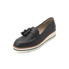 SEVENTEEN - ZAPATO AZUL CON FLECOS ARAIA