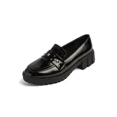 SEVENTEEN - ZAPATO NEGRO CHAROL CON TACHES AMINA