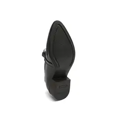 SEVENTEEN - ZAPATO NEGRO CON CHAROL CON HERRAJE PLATEADO FABIANA