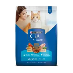 CAT CHOW - Adultos Sabor Pescado – 8 kg