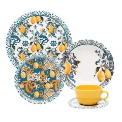 OXFORD - VAJILLA CERAMICA 20 PZAS 4PTOS UNNI SICILIANO