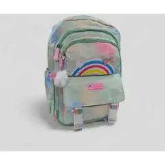GENERICO - Morral almacenamiento bolso escolar bolso de niña verde