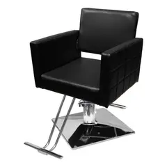 NANOFORT - Silla Barbería Estética Sillón Hidráulico Spa Color Negro