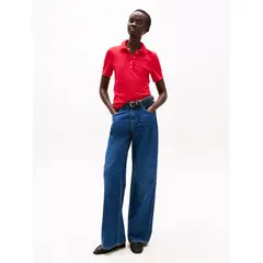 TOMMY HILFIGER - Polo rojo 1985 Collection slim de piqué