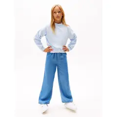 TOMMY HILFIGER - Saco celeste con logo bordado