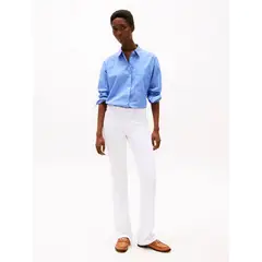 TOMMY HILFIGER - Jeans blanco blancos de corte bootcut y talle medio