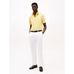 TOMMY HILFIGER - Camisa amarilla poplin solida