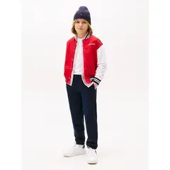 TOMMY HILFIGER - Joggers azul Para Niño Essential con bajo elástico