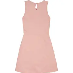 TOMMY HILFIGER - Vestido rosa sin mangas en mezcla de lino