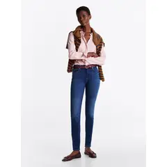 TOMMY HILFIGER - Jeans azul Como ceñidos de talle medio