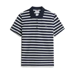 TOMMY HILFIGER - Polo azul 1985 Collection slim de piqué